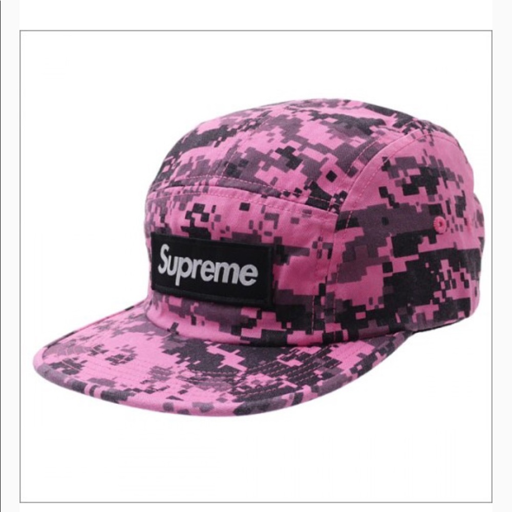 Supreme NYCO Twill Camp Cap Pink Digi Camo